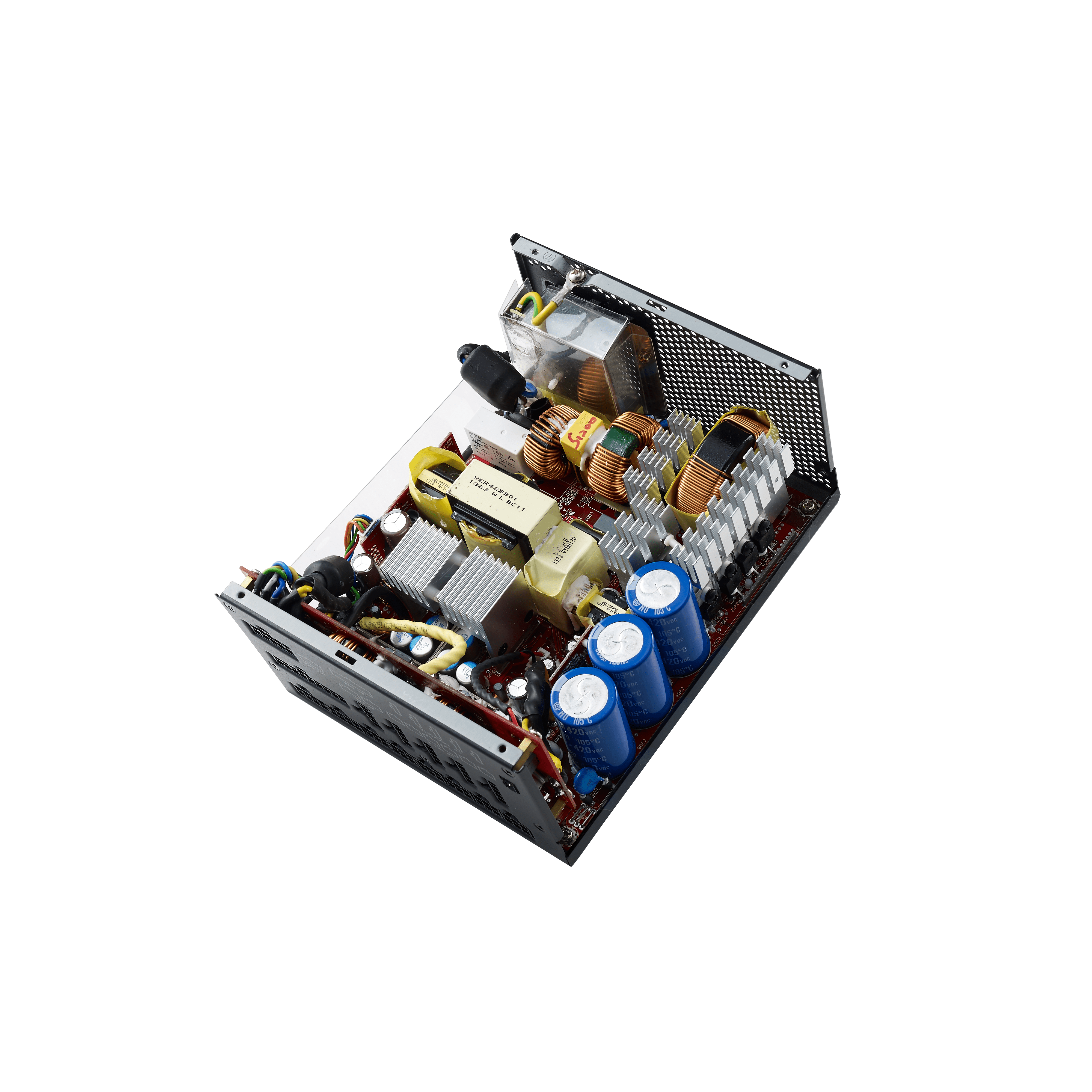 RSC00-AFBAG1-EU Power supply v1200, 1200w, atx, 135mm, 12xsata, 12xpci-e(6+2), apfc, 80+ platinum Cooler Master Santreyd  - Вид №6