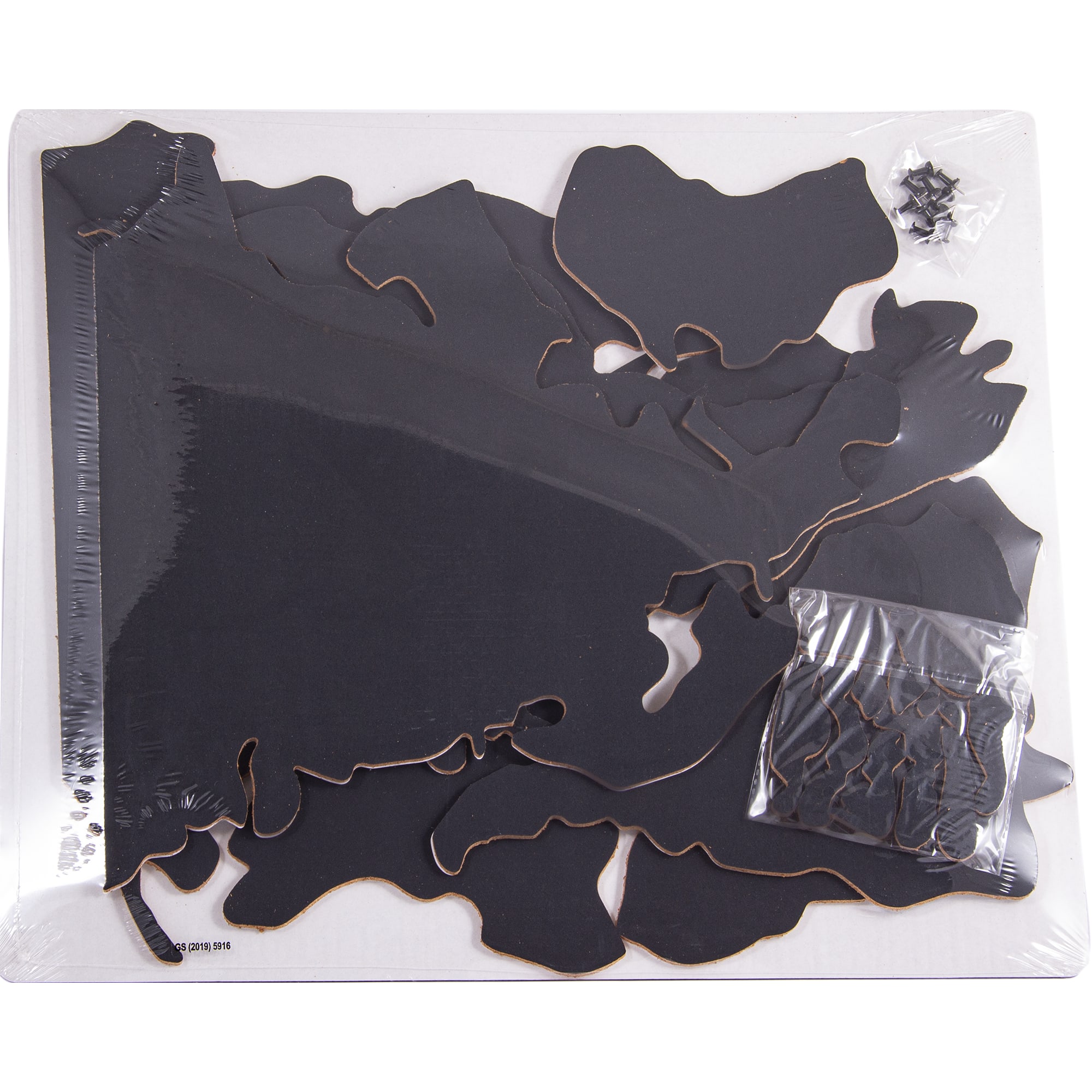 82560138 Доска пробковая «Карта мира» 150х80 см Santreyd  - Вид №1