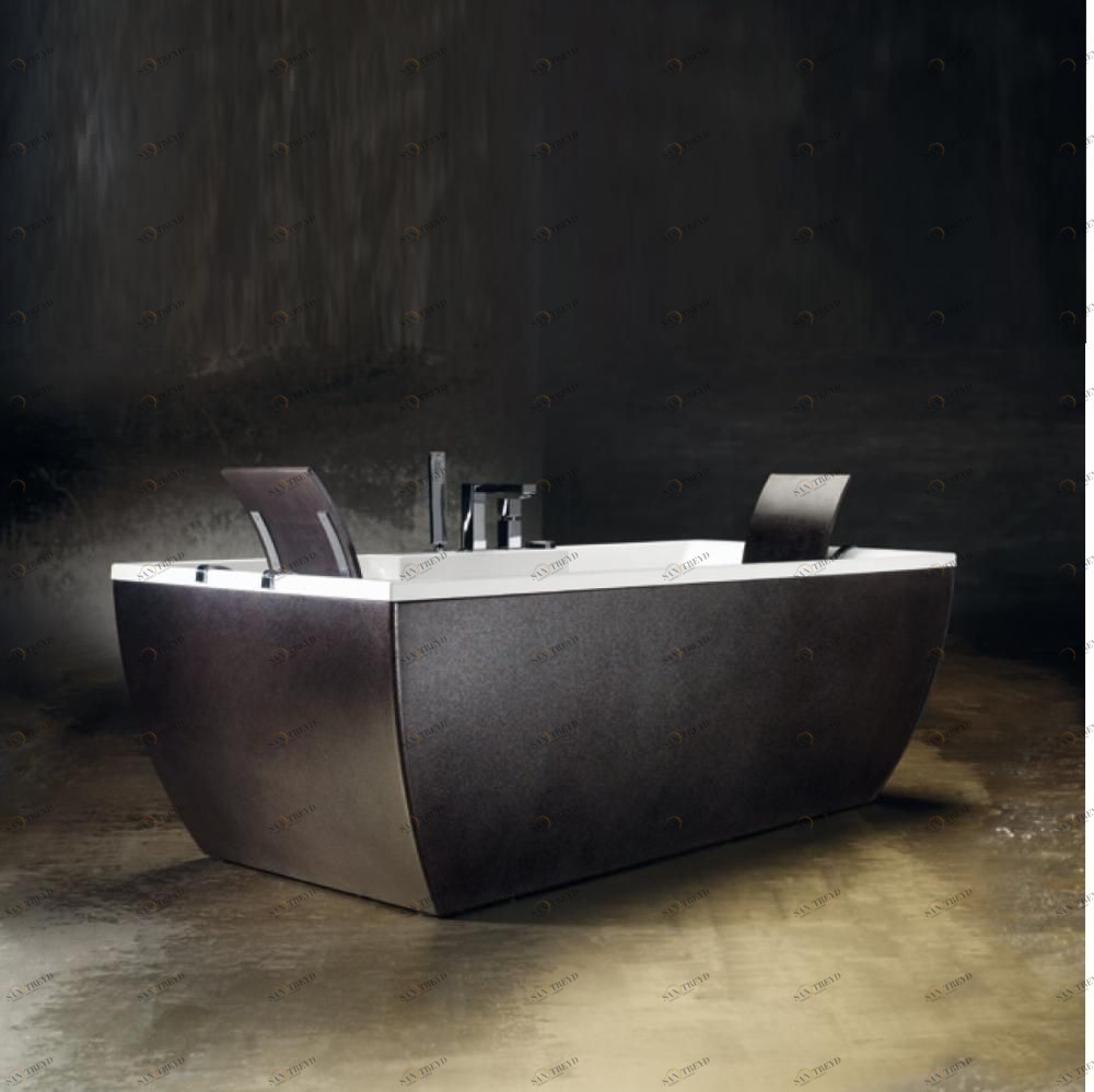 Ванна угловая Kali Metal Corten 180 см Karolitalia BLUBLEUKALIANGOLOMETALCORTEN180