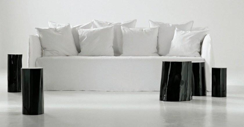 Gervasoni Низкий круглый журнальный столик для гостиной Log + news sun-id-1500325 - Вид №7