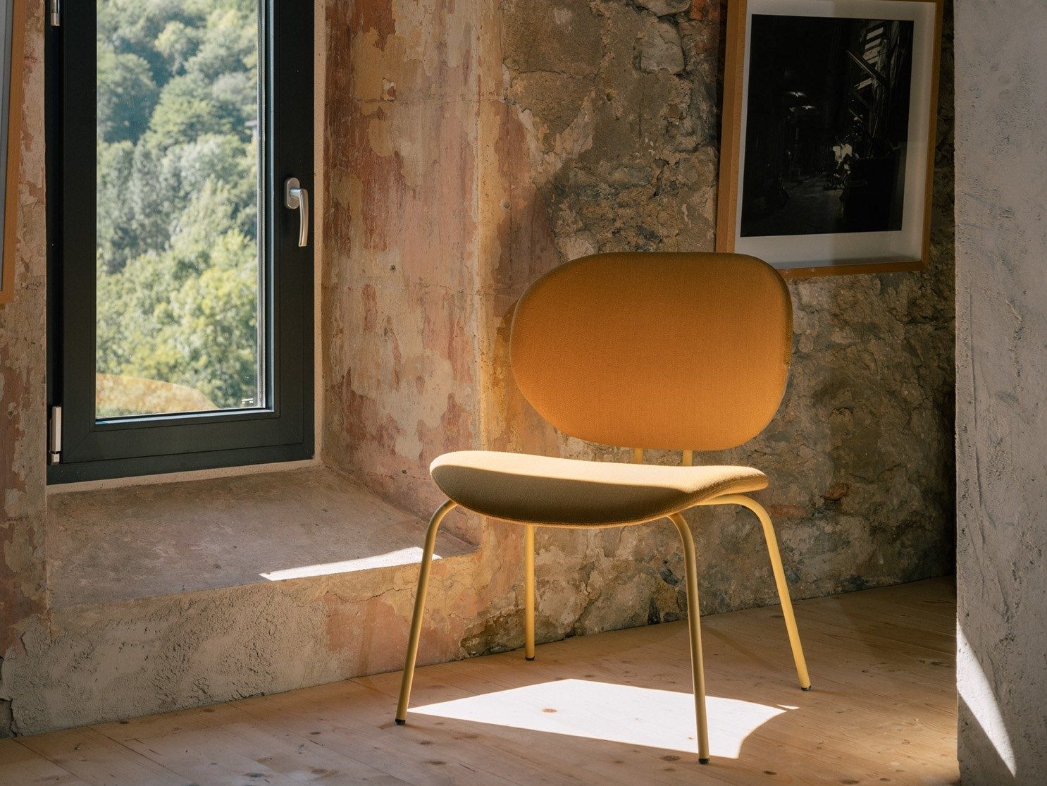 Стальной стул с мягким сиденьем ONDARRETA Hari ARCH-00051779 - Вид №5