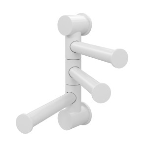 K-1053WHITE Держатель полотенец тройной WasserKRAFT