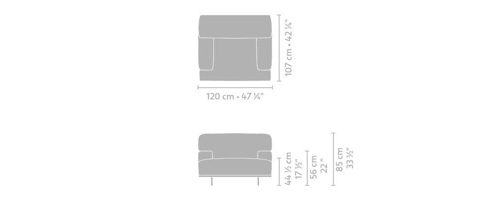 Тканевое кресло с подлокотниками Linteloo Edoardo ARCH-00052191 - Вид №4