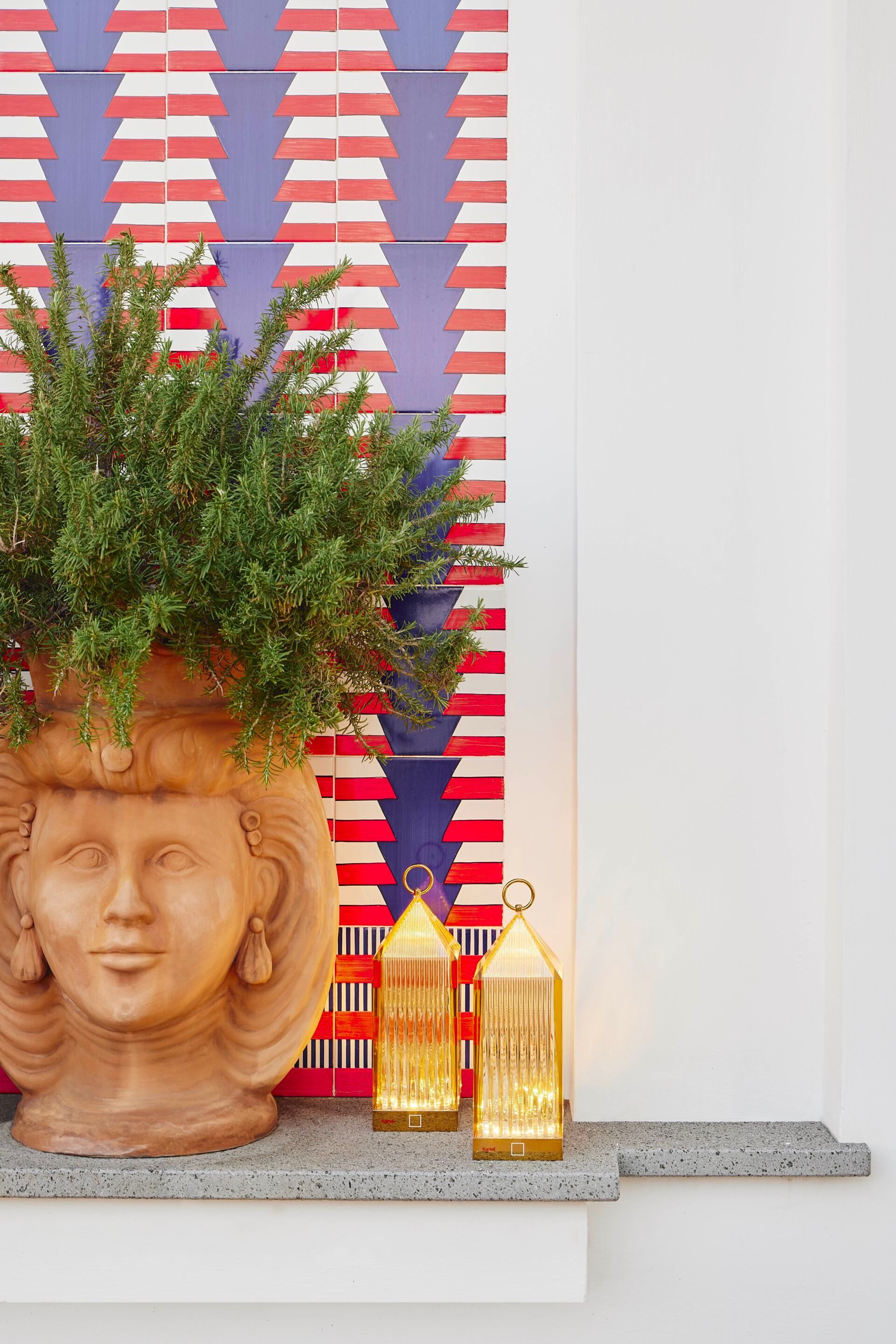 ПММА затемнения открытый настольная лампа Kartell LANTERN ARCH-00130854 - Вид №9