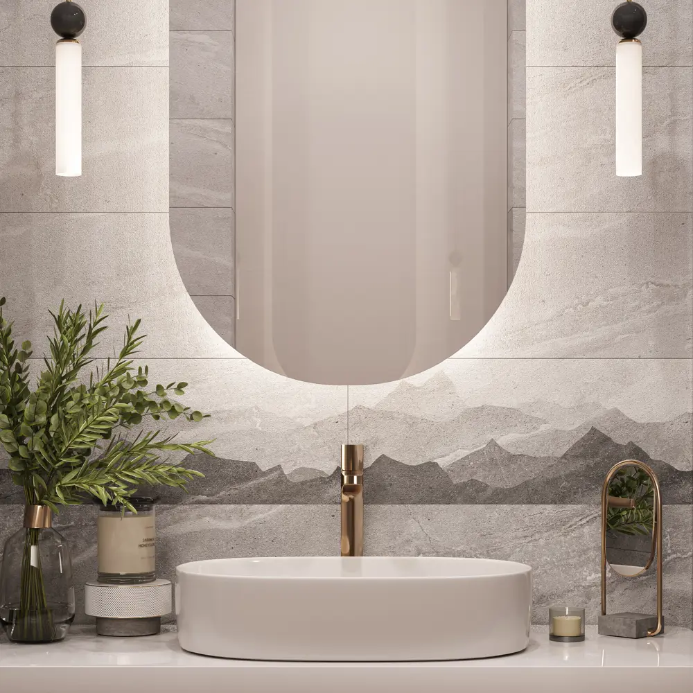 Настенная плитка Gracia Ceramica Fog с эффектом горного тумана 25х60 см 89231599