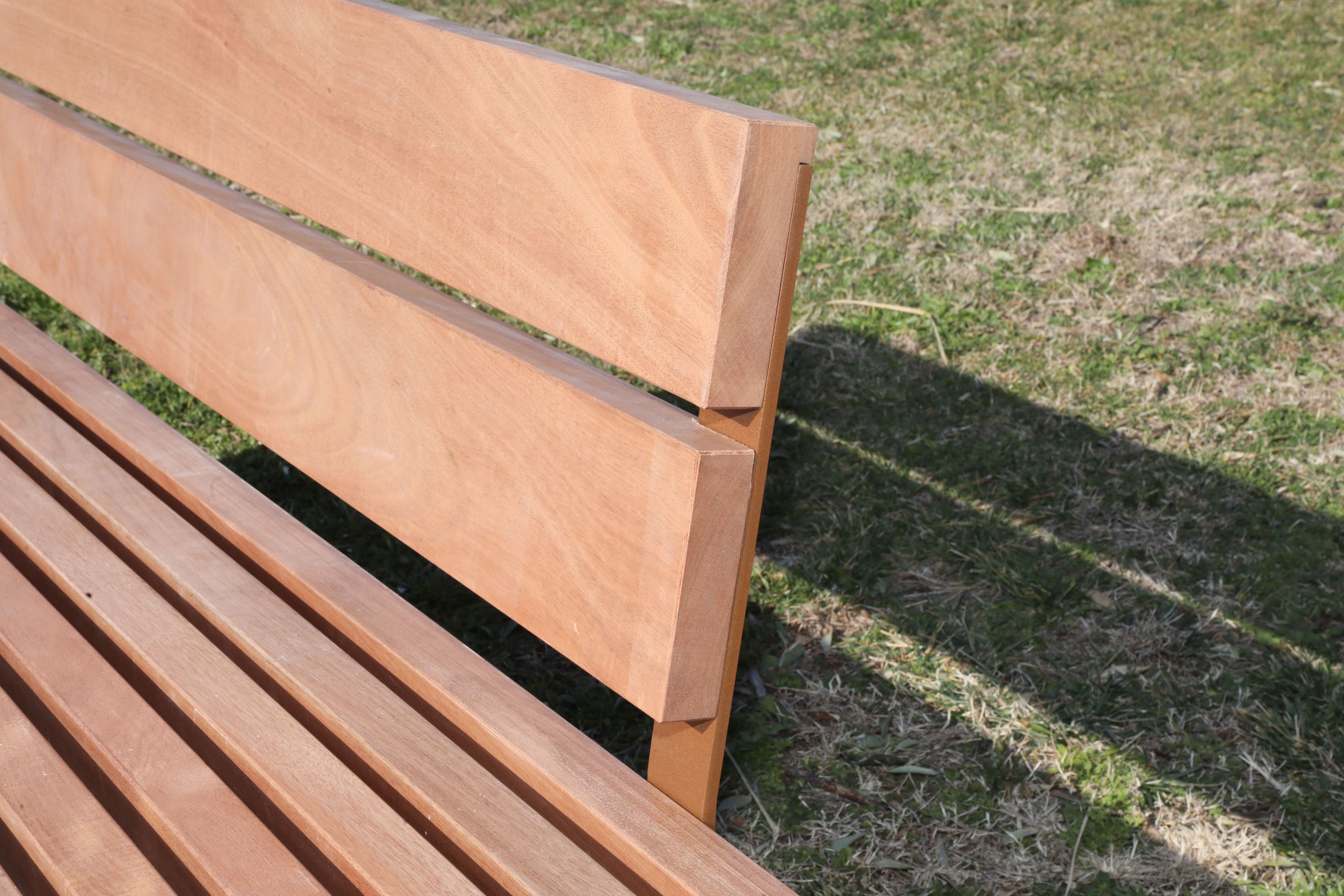 Скамья из окуме со спинкой CITYSì DAFNE ARCH-00057910 - Вид №3