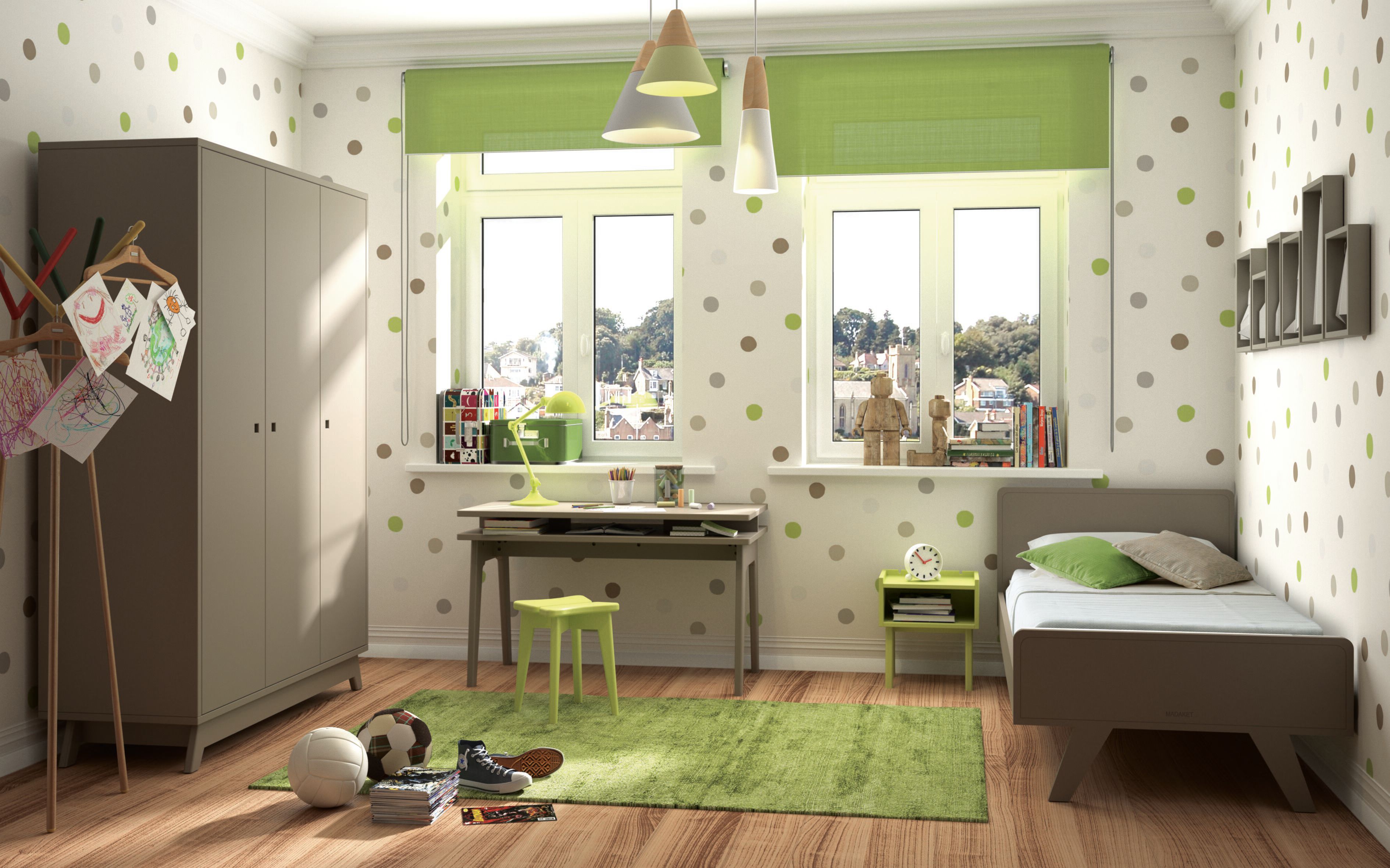 Прикроватная тумбочка из МДФ Mathy by Bols ARCH-00049354 - Вид №1