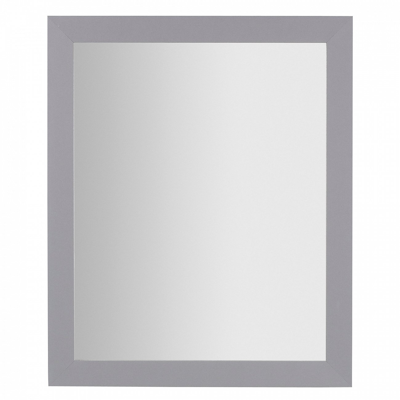 Зеркало прямоугольное настенное серое Junko 47x57 серое дерево от La Forma LA FORMA ДИЗАЙНЕРСКИЕ 342808 Серый  - Вид №1