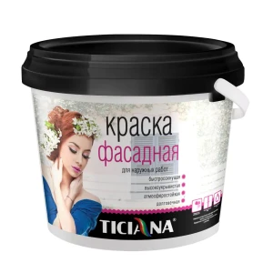 90446048 Краска фасадная TICIANA 4300002517 2.5 л цвет белый STLM-0858769