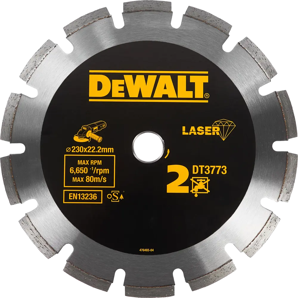 Круг алмазный по керамике Dewalt DT3773-XJ сегментный 230x22.2x2 мм 84024507 STLM-2069437 
