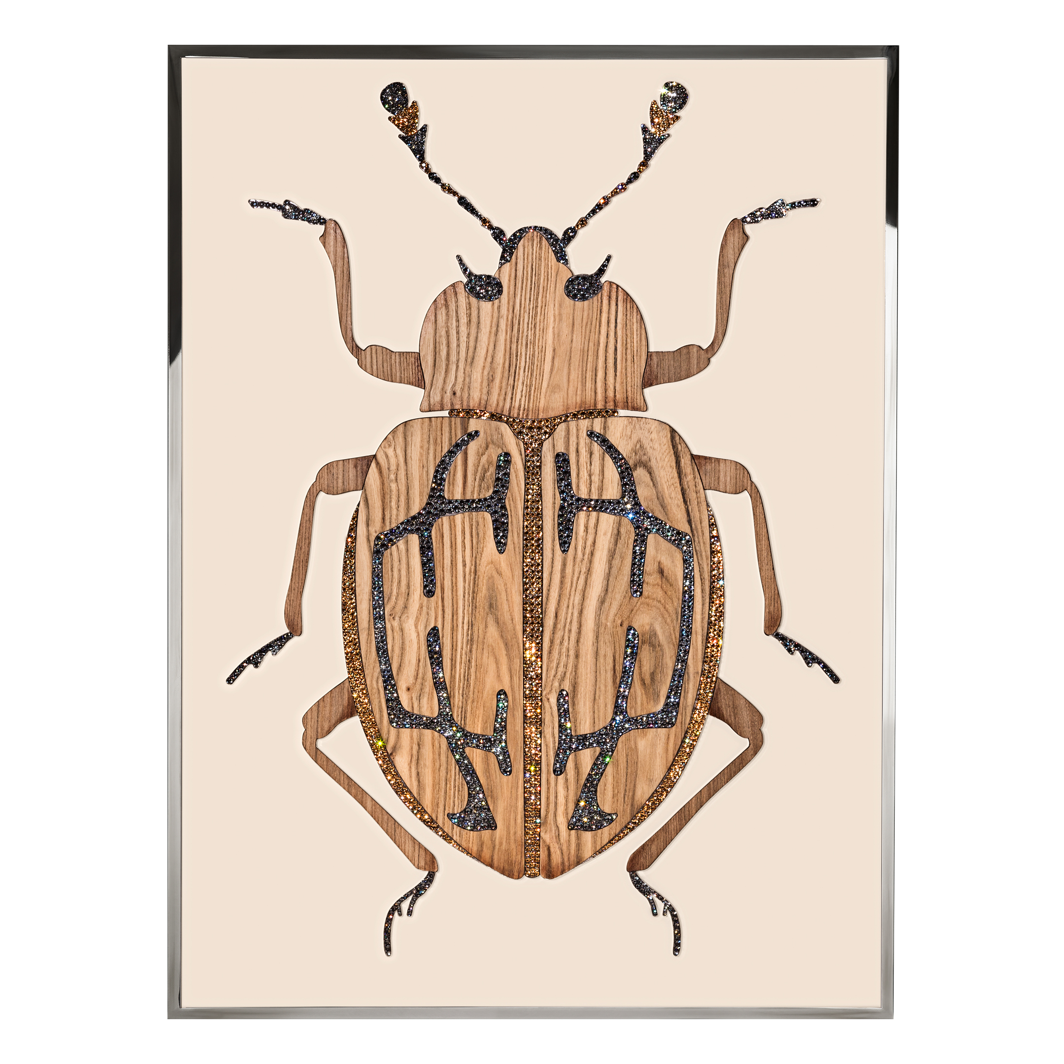 Beetle E Произведение искусства из ископаемого дерева Visionnaire  - Вид №1