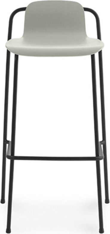 601797 Барный стул 75 см Черный Сталь Светло-серый Normann Copenhagen Studio - Вид №1