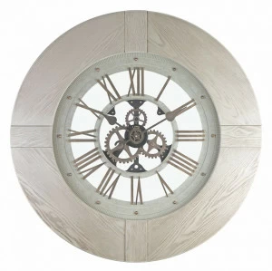 Часы настенные серые деревянные Tomas Stern 9038 TOMAS STERN ДИЗАЙНЕРСКИЕ 00-3872781 Серый