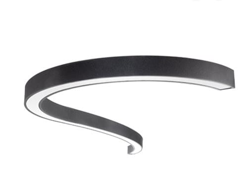 Алюминиевый светодиодный потолочный светильник Terzo Light Questionmark ARCH-00056153