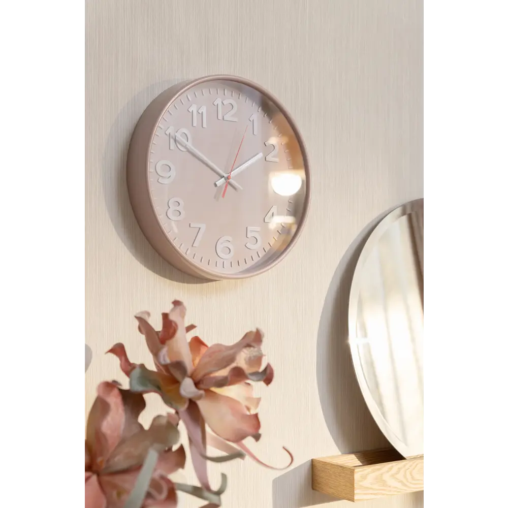 Часы настенные Troykatime ø30 см цвет розовый STLM-2012445 - Вид №4