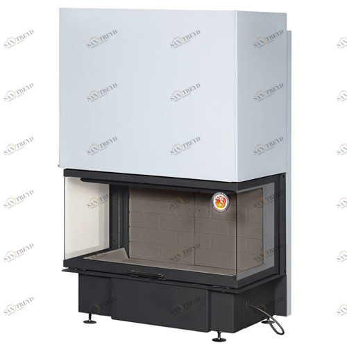 Каминная топка Экокамин Дельта 1000КB с черным шамотом 6490