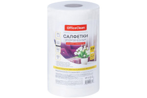17588154 Универсальные салфетки вискоза 23/25см 200шт в рулоне 40г/м2 298912 OfficeClean
