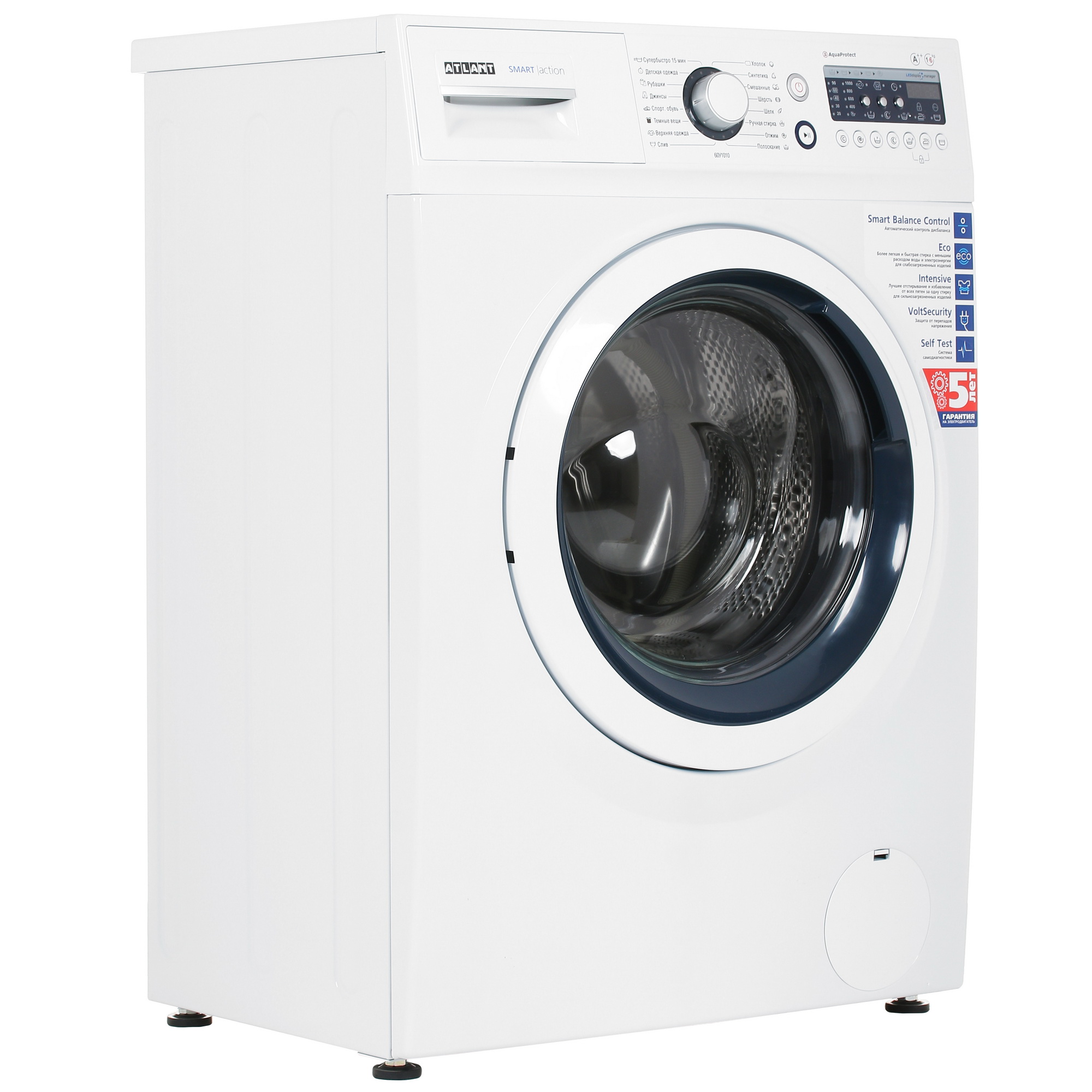 1139907 Стиральная машина ATLANT СМА 60У1010-00 белый STDN-0094993 - Вид №1