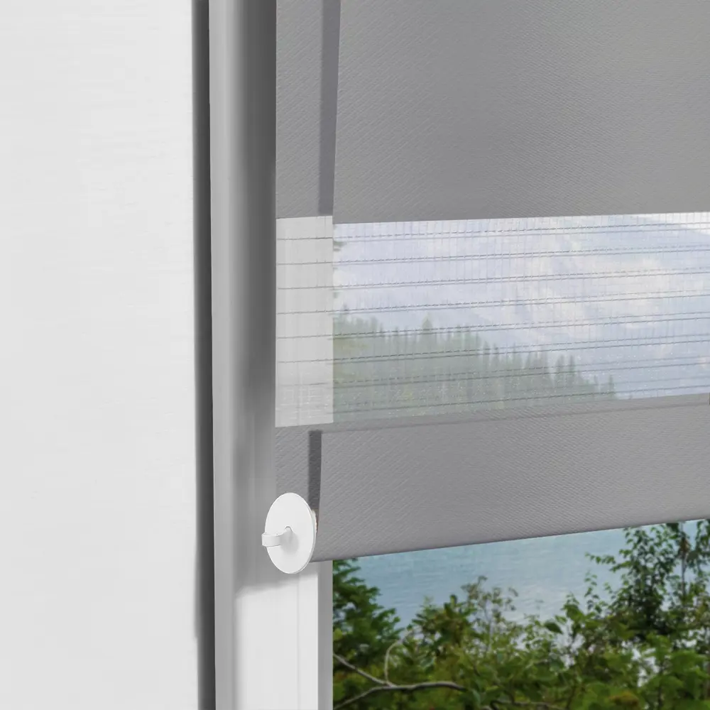 Рулонная штора день-ночь KREAFORTA Moskva с регулировкой света 89408488 STLM-1580489 - Вид №4