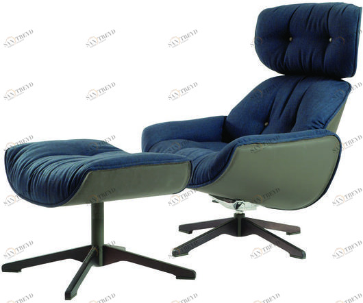 Roche Bobois Кресло из ткани с 4 спицами и подголовником Les contemporains sun-id-1423174