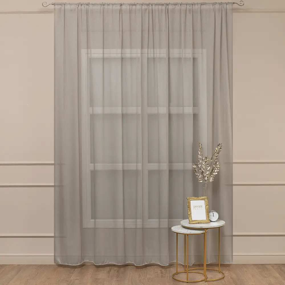 AMORE MIO Тюль Фентези с волновым краем 300x280 см 89288244 STLM-1045041