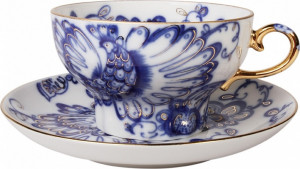 82182 Императорский фарфоровый завод Чашка чайная ИФЗ "Поющий сад" 230мл, ф.Шатровая Фарфор твердый