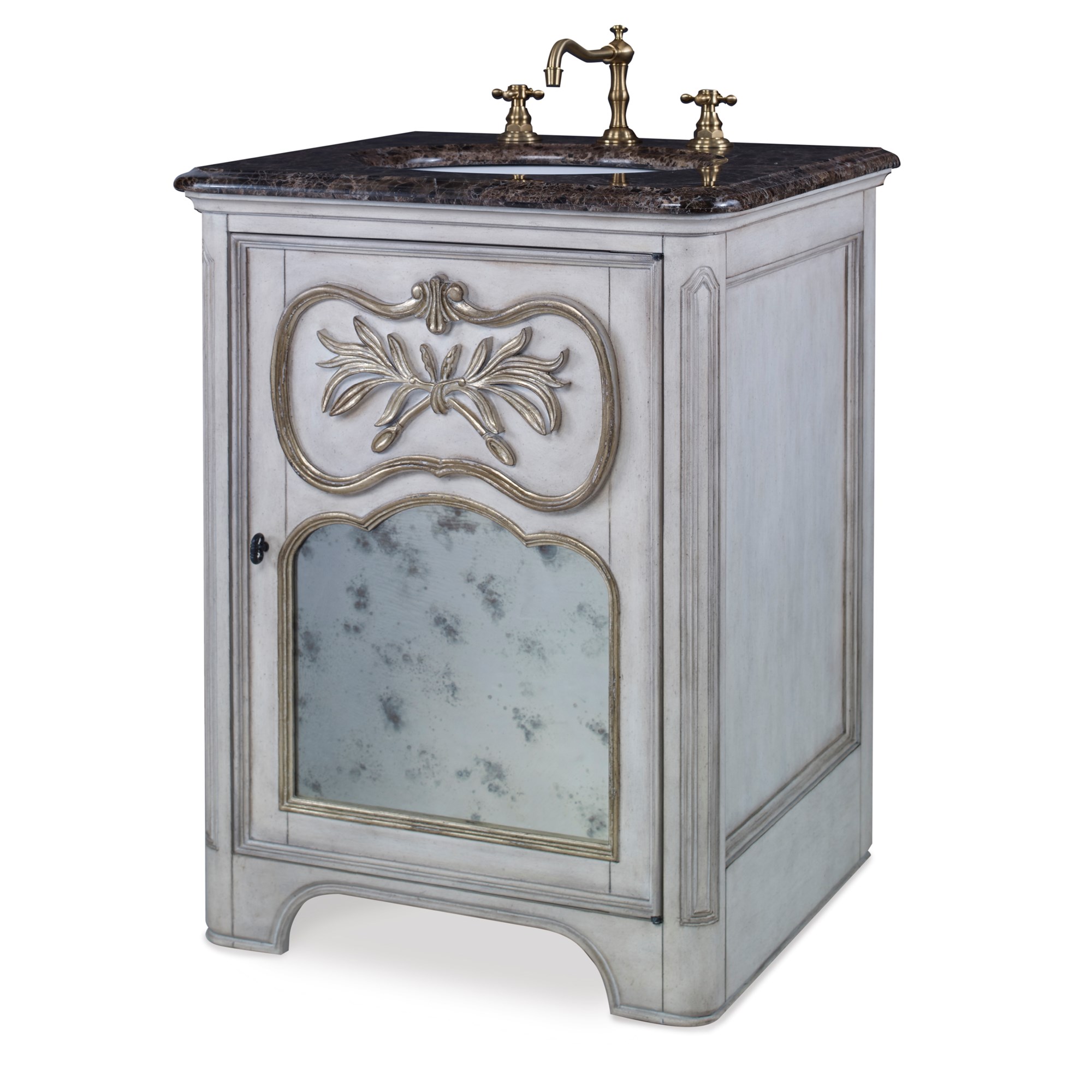 Тумбочка, Petite (до 33,5) 08989-110-121 Laurel Petite Sink Chest - White  Ambella  - Вид №1