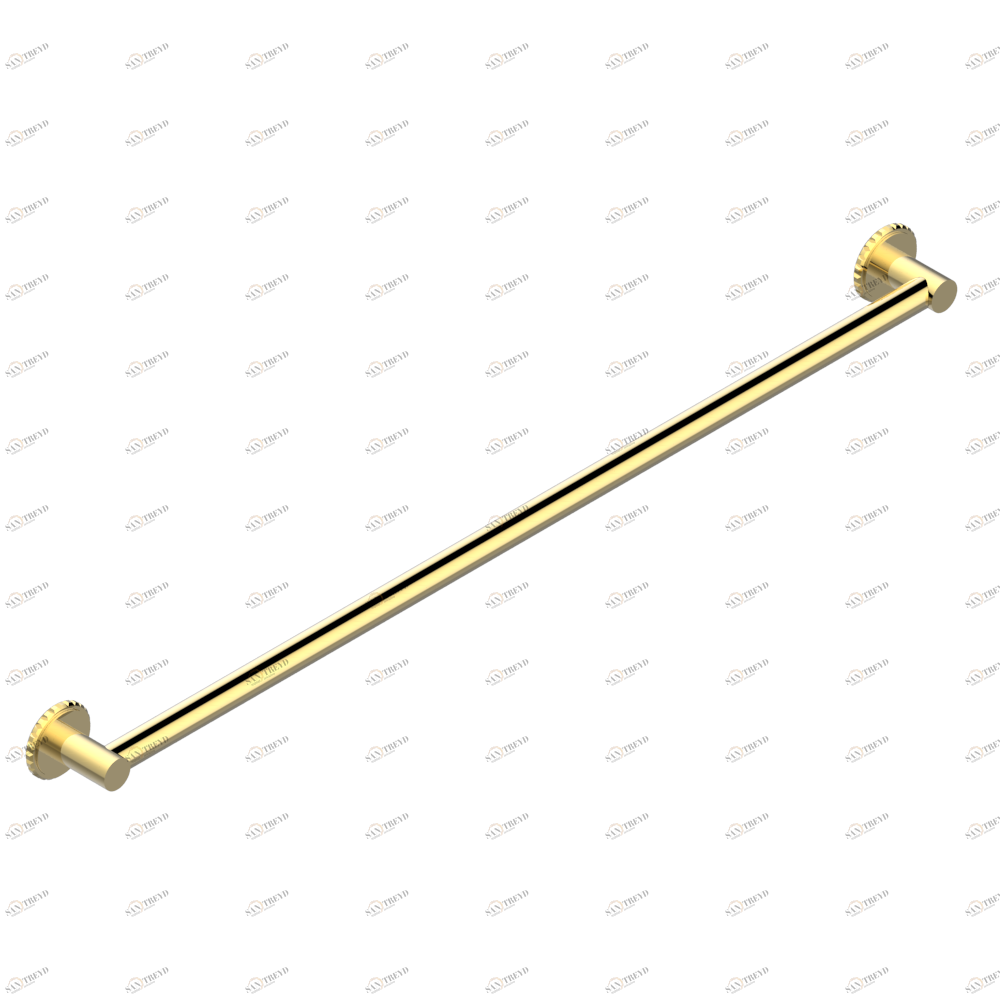 G9K-526 Полотенцедержатель одинарный для ванной Д: 900 мм, диаметр : 25 мм Thg-paris System cristal с рукоятками Золото G9K-526 CAT.F