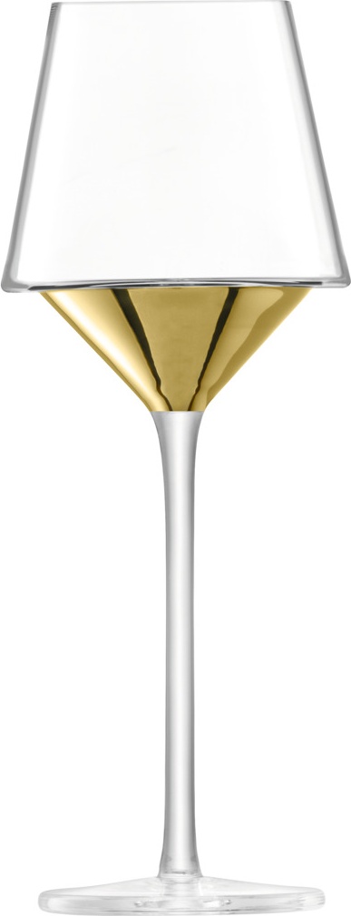 10656162 LSA International Набор бокалов для вина LSA Internationa, "Space", 350мл, золото, 2шт. Стекло
