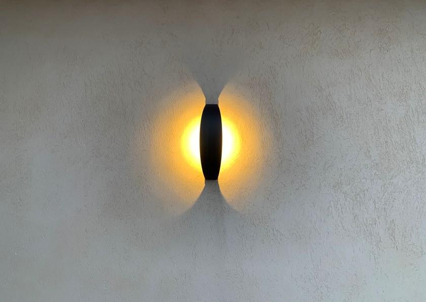 LYX Luminaires Светодиодный настенный светильник для улицы из стали с эпоксидной краской sun-id-1365526 - Вид №3