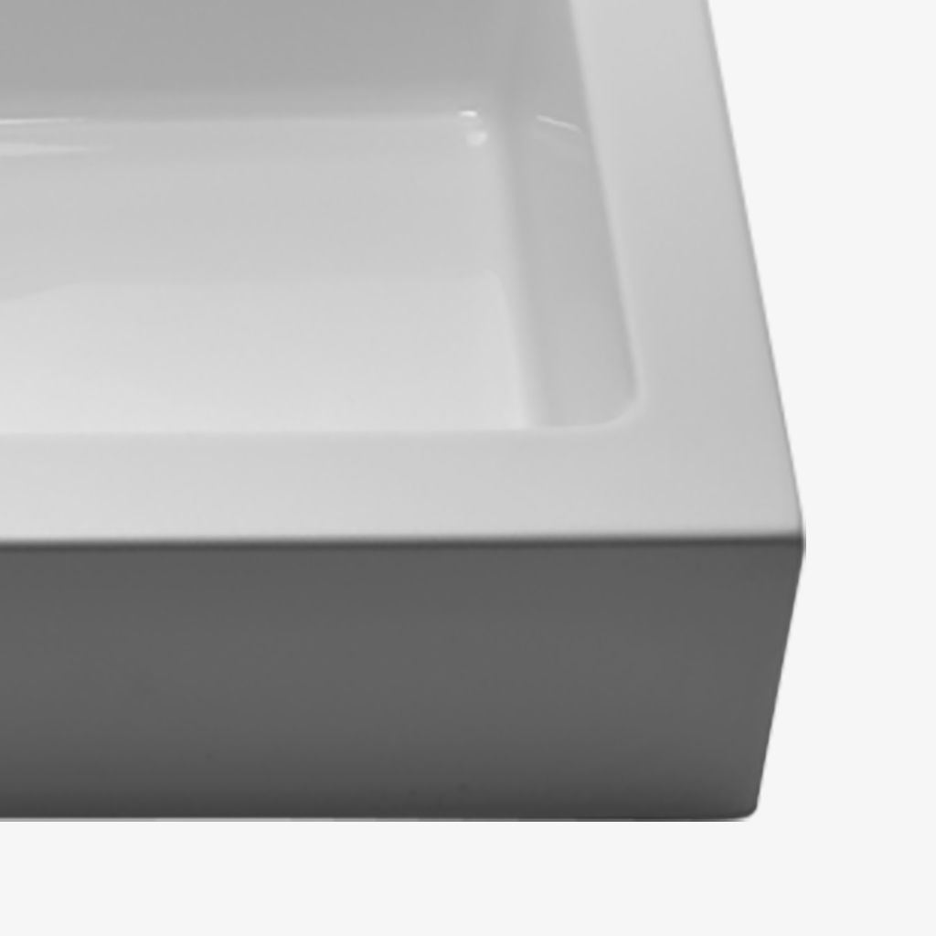 LRCL82 Larsen Rectangular Porcelain Lavatory Sink 39 9/16" x 18 1/2" x 6" Waterworks - Вид №1