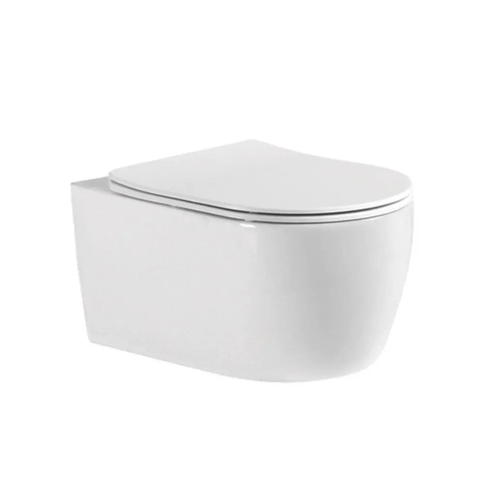 Комплект инсталляции Aquatek Pneumo N 49 с безободковым унитазом Aquatek Европа клавиша Aquatek Pnn-0000004 чёрная Pneumo N49 STLM-2074525 - Вид №10