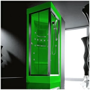 Душевая кабина Gruppo treesse Acquazzurra 90 STB-B7587S-ZE белая с баней и гидромассажем угловая левая