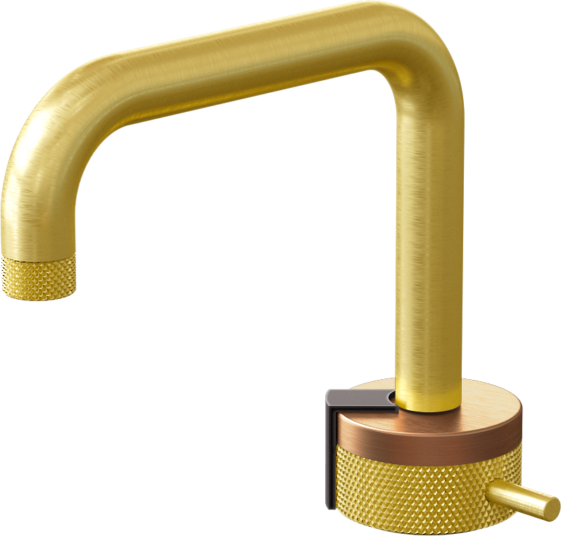 E-11500-R1BRG-L2GM-BB Однорычажный прогрессивный смеситель для раковины - излив 15,3см GRAFF MOD+