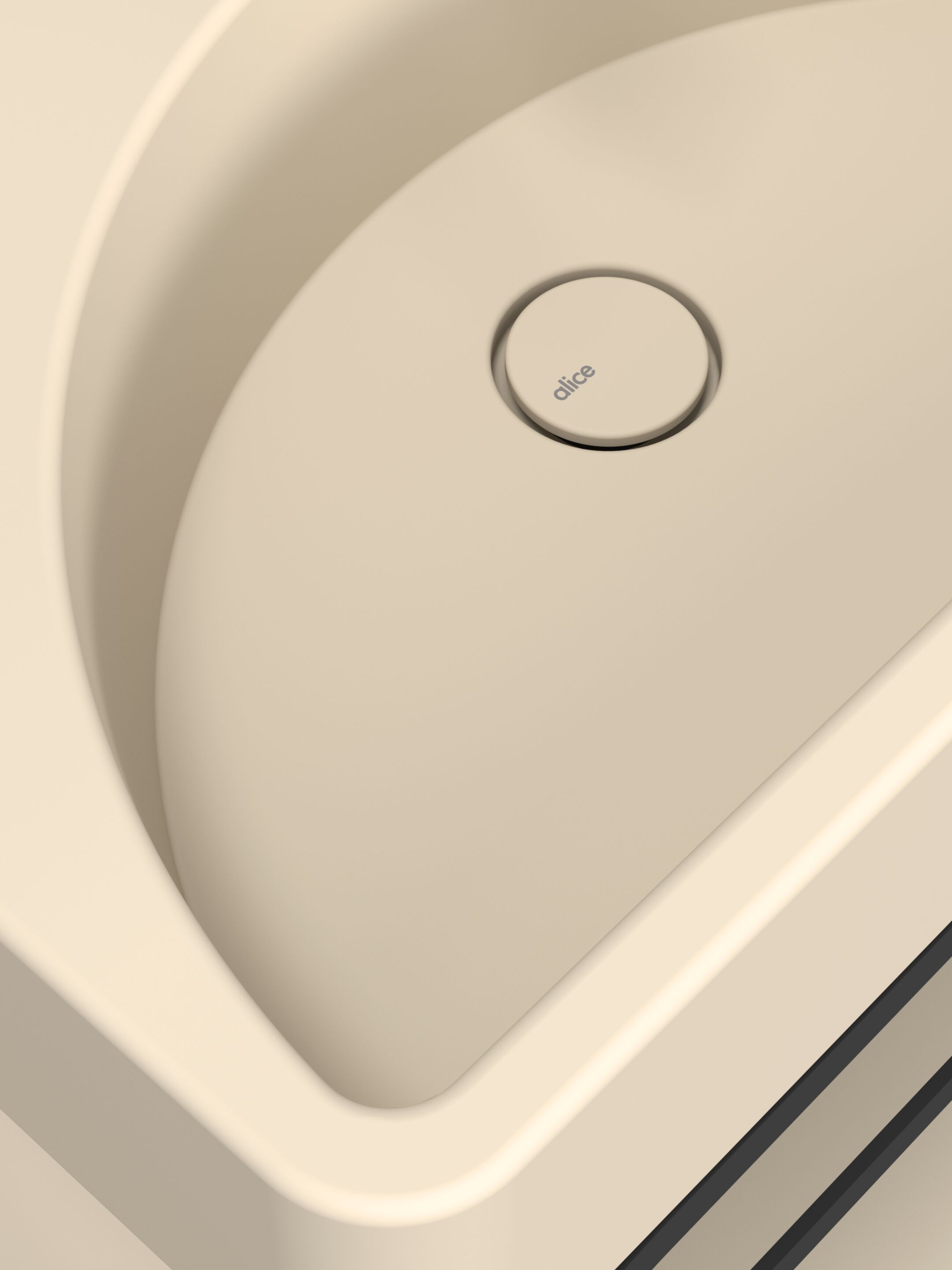 Керамический одиночный умывальник Alice Ceramica Lunaris ARCH-00128231 - Вид №7