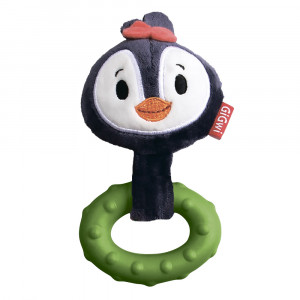 ПР0058985 Игрушка для маленьких собак Suppa Puppa Пингвин с пищалкой 15см GIGWI