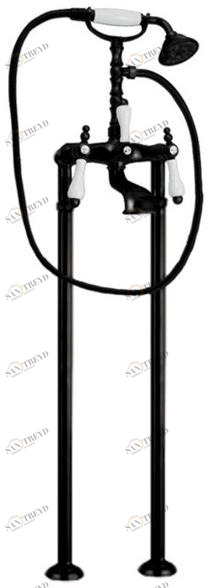 Rubinetteria Giulini Отдельностоящая ванна с ручным душем Classic revolution - praga F7500ctce