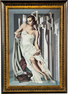 10630661 Goebel Картина 42х59см "Портрет мадам Ботт" Фарфор