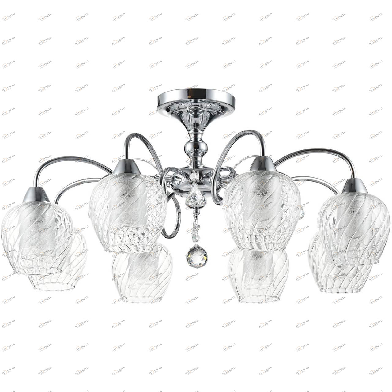 Потолочная люстра Freya Nora FR2663-PL-08-CH FREYA ДИЗАЙНЕРСКИЕ, NORA 183905 Хром 