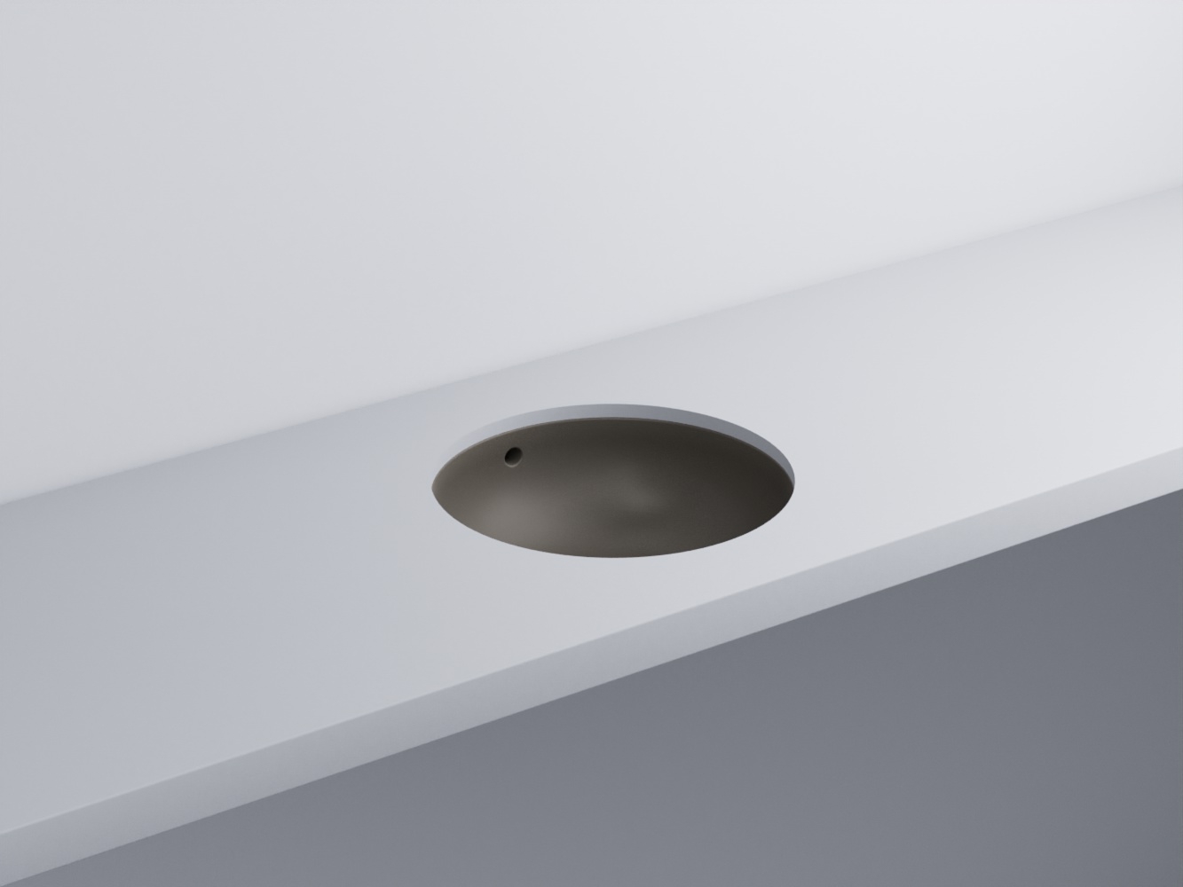 EJLASPT-FN Раковина Enjoy круглая встроенная под столешницу cielo Enjoy + Amedeo Ceramica Cielo