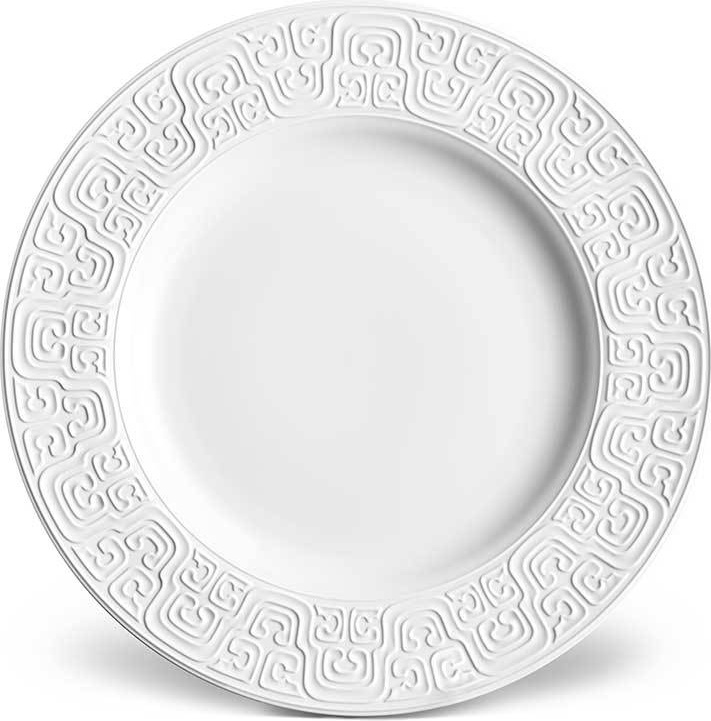 10571386 L’Objet Тарелка обеденная 27см "Династия "Хань" (белый декор) Фарфор 