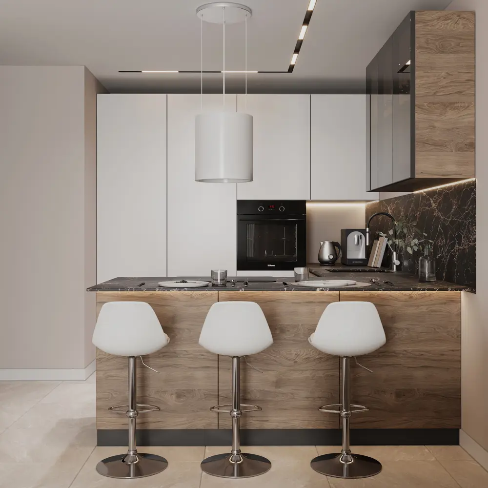 Фасад для кухни Токио 39.7×12.5 см DELINIA ID в стиле темного дерева 86423427 STLM-0882608 - Вид №12