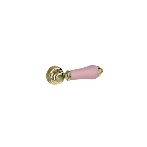 Burlington Bespoke Цистерна скрытого монтажа на заказ с рычагом смыва в золоте с розовой керамикой конфетти F6CC GP