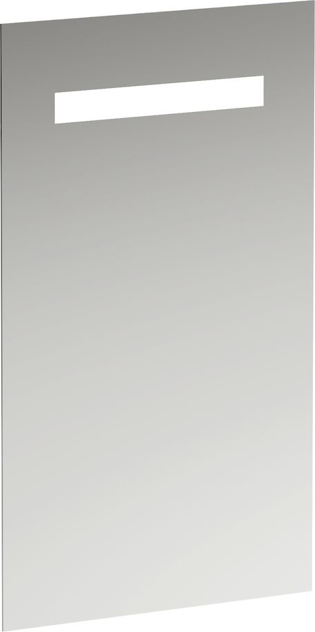H4476119501441 Зеркало, 450 мм, с встроенной горизонтальной LED подсветкой, включение от общего выключателя, алюминиевый каркас, 4000 K, IP44 LAUFEN PRO