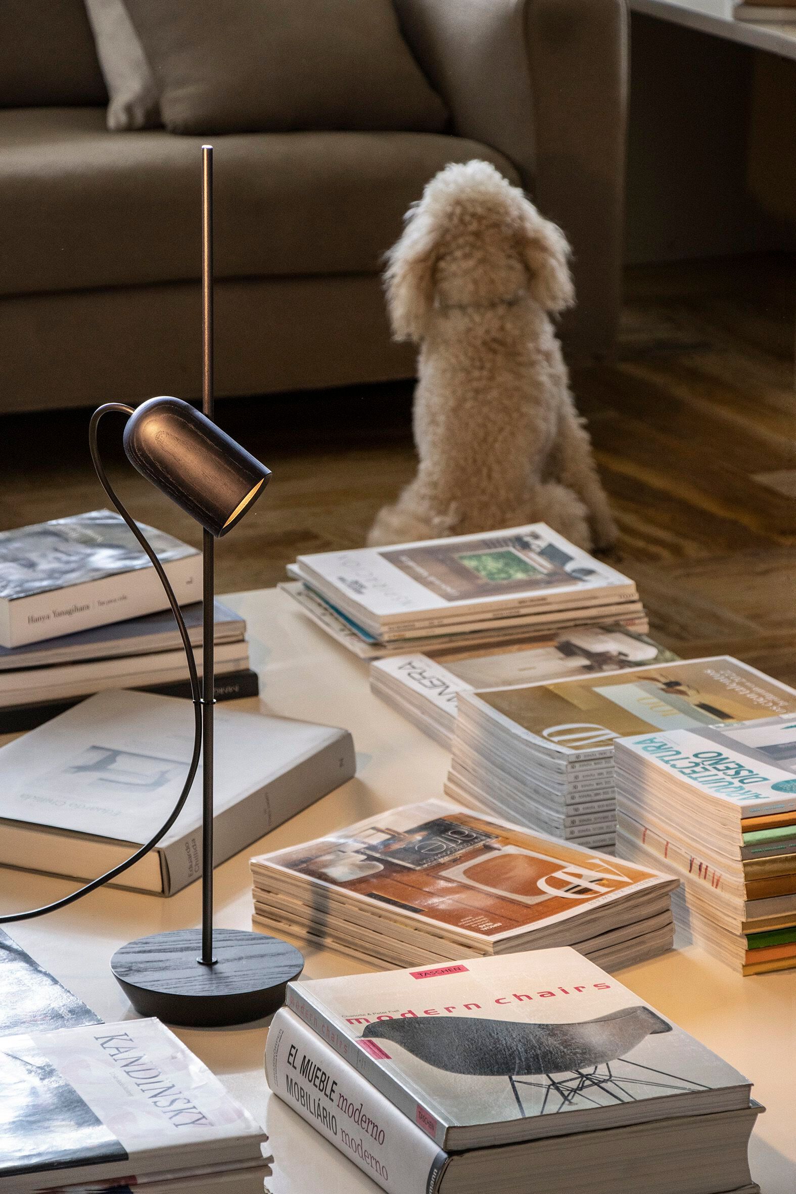 Регулируемая настольная лампа из ясеня NOMON Onfa ARCH-00008189 - Вид №1