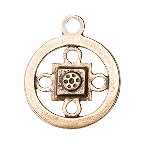 09058 Амулет защитный №1, латунь "Янтра Шамбала" Giftman 