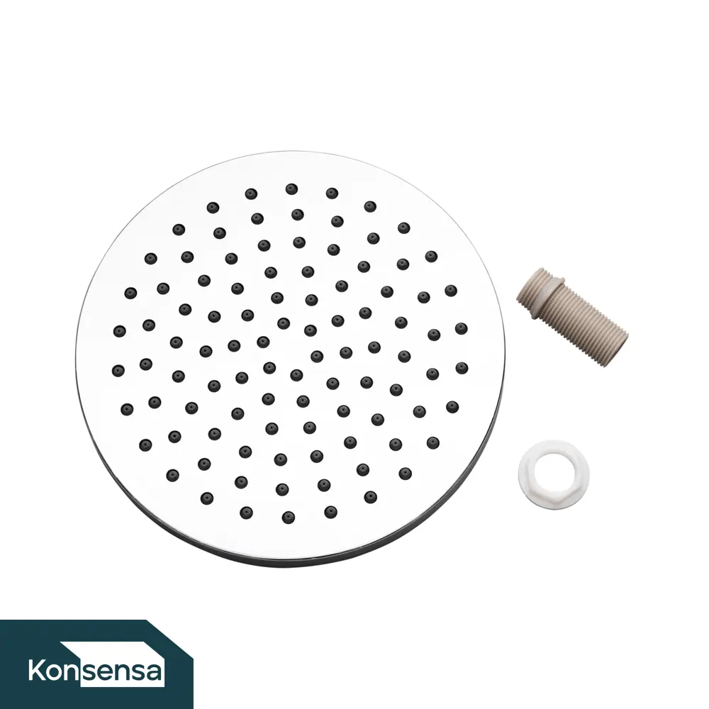 Лейка для верхнего душа KONSENSA Аврора круглая цвет хром STLM-2115729 - Вид №1