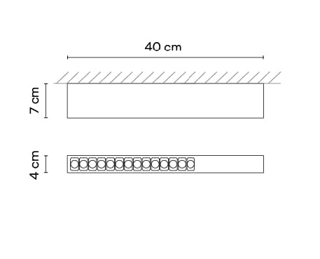 Алюминиевый светодиодный потолочный светильник Vibia смещение ARCH-00113231 - Вид №11