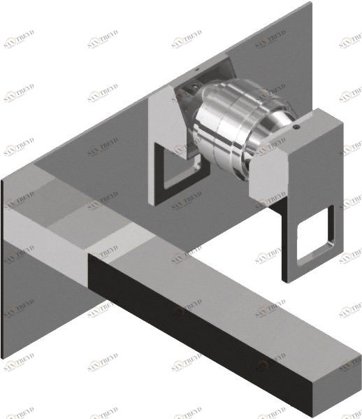 Встраиваемый смеситель на раковину Cezares MOLVENO-BLS2-01-Cr