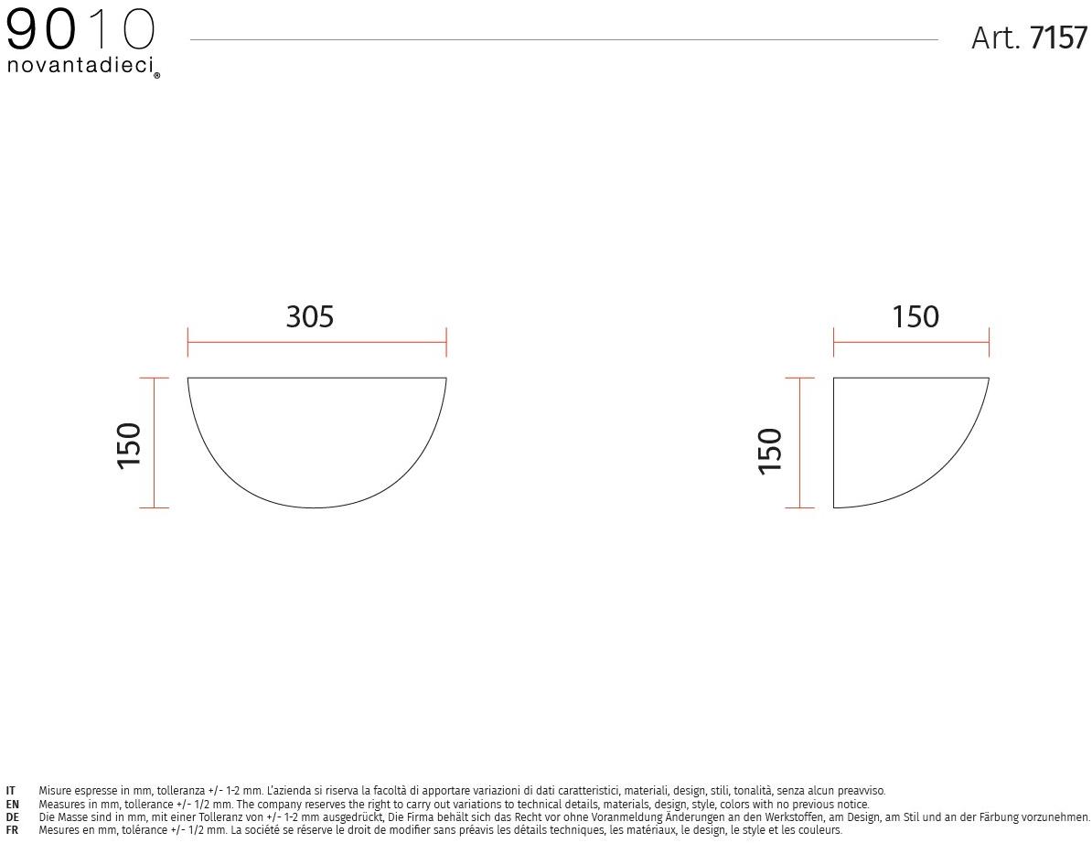 9010 novantadieci Аппликация светодиода из керамики  7157  - Вид №4